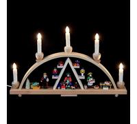 Arco decorativo navideño "Seiffener Weihnachtsmarkt" (48x28 cm) de Richard Glässer
