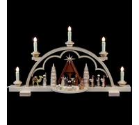 Arco decorativo para la Navidad, representando el nacimiento de Cristo (57 cm), de Müller Kleinkunst