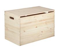 Astigarraga Arcón baúl de almacenaje Dinamic madera maciza de pino 50x80x40 cm