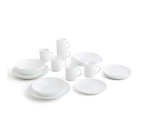 Arcopal Zelie Caja 18 Platos Opal Y 6 Mugs Opal 25x20x19cm/29cl Opal Apto Microondas Larga Duración
