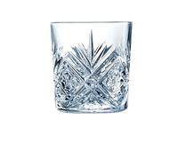 ARCOROC BROADWAY Caja 6 Vasos Bajos Vidrio 30CL Transparente Brillo Fabricado en Francia Reciclable