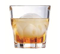 Arcoroc - Colección Granity - 6 vasos bajos apilables de vidrio templado de 16 cl - Uso profesional - Extremadamente resistente - Fabricado en Francia - Embalaje reforzado, apto para la venta online