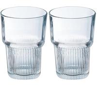 Arcoroc - Colección Starline - 6 vasos altos de 42 cl - Vidrio templado ultrarresistente - Fabricados en Francia - Embalaje reforzado (Paquete de 2)