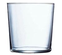 ARCOROC PINTA Caja 12 Vasos Altos Vidrio 36CL Transparente Brillo Fácil de limpiar Reciclable