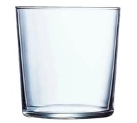 ARCOROC PINTA Caja 12 Vasos Altos Vidrio 36CL Transparente Brillo Fácil de limpiar Reciclable