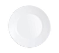 Arcoroc Set de 6 platos llanos Restaurant de vidrio opal 23,5 cm