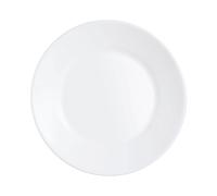 ARCOROC RESTAURANT Set 6 Platos Llanos Opal 23,5CM Blanco Brillo Fabricado en Francia Reciclable White 23.5cm