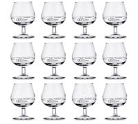 Arcoroc Set de 12 copas de coñac de vidrio 15 cl
