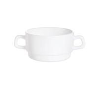 Arcoroc Set de 6 boles para consomé Restaurant de vidrio opal 31 cl