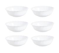 Arcoroc Set de 6 boles Trianon de vidrio opal 16 cm