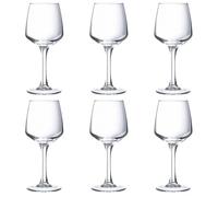 Arcoroc Set de 6 copas de vino Lineal de vidrio 25 cl