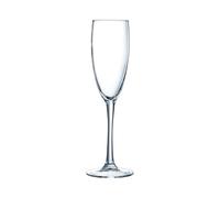 Arcoroc Vina, Juego de 6 Copas Flauta de Vidrio para Champán, 19 ptas para Lavavajillas