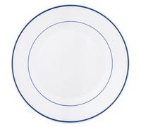 Arcoroc Set de 6 Platos Llanos Opal Rest. F/Azul 23 cm