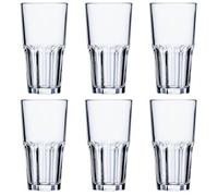 Arcoroc Set de 6 vasos altos Granity de vidrio 31 cl