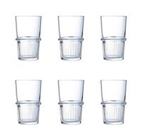 Arcoroc Set de 6 vasos altos New York de vidrio 47 cl