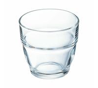 Arcoroc Set de 6 vasos bajos Forum de vidrio 23 cl | Transparente, Vidrio, formato bajo, acabado brillo, 6 piezas
