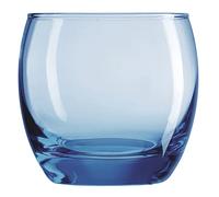 Arcoroc Set de 6 vasos bajos Salto Ice Blue de vidrio 32 cl