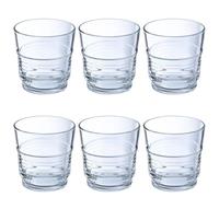 Arcoroc Spirale Caja 6 Vasos Bajos Vidrio 25cl Sodo Apto Microondas Larga Duración
