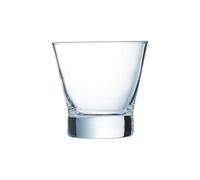 Arcoroc Shetland 12 Vasos Bajos de Vidrio, 25 pto para lavavajillas, fabricado en Francia