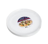 ARCOROC SOLUTION Set 6 Platos Pizza Opal 32CM Blanco Brillo Fabricado en Francia Reciclable