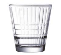 Arcoroc Stack'up Cross Caja 6 Vasos Bajos Vidrio 26cl Sodo Apto Microondas Apto Frigorífico Ecológico