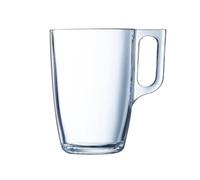 Arcoroc Set de 6 mugs Voluto de vidrio 40 cl
