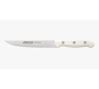 Arcos Artika Cuchillo Cocina Profesional - Acero Inoxidable NITRUM 150 mm - Mango Polipropileno Blanco - Alta Durabilidad y Corte Preciso - Serie Artika