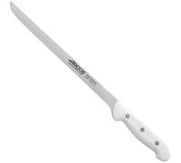 ARCOS Artika - Cuchillo Jamonero (275 mm) - Hoja de Acero Inoxidable Nitrum® - Mango Blanco de Polipropileno (PP) - 151224