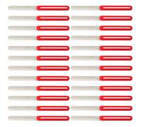 ARCOS B-Line - Cuchillo de Mesa Microperlado (110 / 215 mm) - Acero Inoxidable Nitrum® - Mango Rojo de PP - 373652 - PACK 24