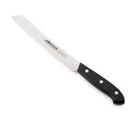 Arcos Bolonia - Cuchillo Panero - Hoja de Acero Inoxidable NITRUM de200 mm - Mango Polioximetileno (POM) Negro