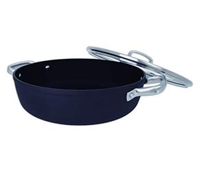 Arcos Cacerola Antiadherente Aluminio Forjado 28 cm | Cacerola con mango efecto frío, apta para inducción y lavavajillas que ofrece un gran ahorro energético. Serie Samoa.