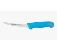 Arcos Cuchillo deshuesador semiflexible 2900-291223 – Hoja acero inox. 140 mm, Mango azul, con alveolo