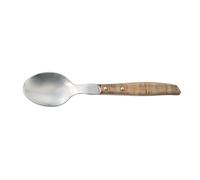 Cuchara con el mago de madera - acero inoxidable 18/10 (peso de 70 g).