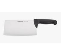 Arcos Cuchillo carnicero Cleaver - Acero Inoxidable Nitrum 8" - Mango polipropileno en negro - Bactiproofilver - Sistema identificación color (7") - Serie 2900 - Color negro.