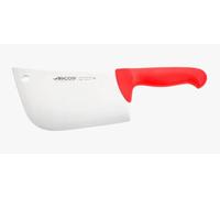Arcos Cuchillo Carnicero Cleaver - Cuchillo Carnicero - Hoja Acero Inoxidable 8" - Mango Polipropileno - Plateado -istema Identificación Color - Resistente y Higiénico -erie 2900 - Color Rojo