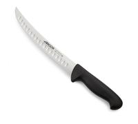Arcos Cuchillo carnicero curvo Serie 2900 – Hoja Acero Inox NITRUM 25 cm – Mango inyectado PP negro