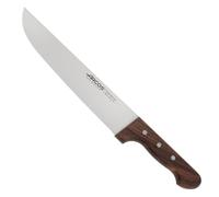 Arcos Cuchillo Carnicero Profesional - Hoja de Acero Inoxidable NITRUM 250 mm - Mango de Madera Palisandro - Corte Preciso y Duradero - Serie Atlantico