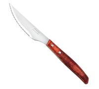 Arcos cuchillo chuletero de madera de chopo comprimida tinte rojo y ho