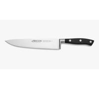 Arcos Cuchillo cocinero Riviera 233600, Acero Nitrum, mango de polioximetileno negro, hoja 20 cm
