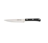 Arcos Cuchillo Cocinero - Acero Inoxidable Nitrum 150 mm - Mango Resistente POM Negro - Corte Preciso y Duradero - Ideal para Uso Diario. Serie Europa