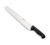 Arcos Cuchillo de Acero Inoxidable NITRUM para Salami y Queso, Hoja 360 mm, Mango de Polipropileno Negro, Serie 2900, Corte Preciso y Duradero