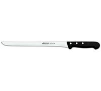 Arcos Cuchillo Jamonero Acero Inoxidable Forjado Nitrum 280 mm | Cuchillo jamonero forjado con mango de polioximetileno POM. Serie Universal. Color Negro.