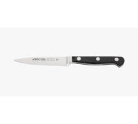 Arcos Cuchillo Mondador Acero Inox. Forjado Nitrum 100mm | Serie Clásica. Mango ergonómico POM. Corte profesional preciso para fruta y verdura. Color negro.