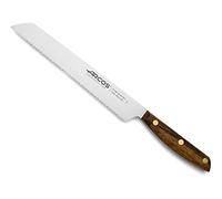 Arcos Cuchillo para pan Serie Nordika – Hoja de acero inoxidable Nitrum 200 mm – Marrón