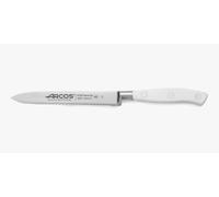 Arcos Cuchillo tomatero Riviera Blanc 232024 - Hoja 130 mm Acero Nitrum Mango POM Blanco