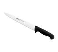 Arcos Cuchillo Trinchante Acero Inoxidable NITRUM 190 mm - Mayor Durabilidad y Corte Preciso - Mango Polipropileno Negro - Serie 2900 Black