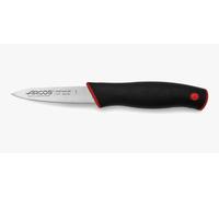 Arcos Cuchillo mondador Dúo – Hoja 85 mm Acero inoxidable NITRUM – Mango PP Negro/Rojo
