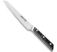 ARCOS Eclipse - Cuchillo Panero (200 mm) - Hoja de Acero Inoxidable Forjado Nitrum® - Mango Acrílico Negro Nacarado - 213700