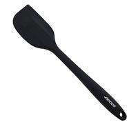 EspÁtula silicona - arcos lengua de silicona mango de metal, negro, 2