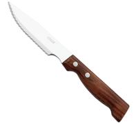 ARCOS Forest - Cuchillo Churrasco / Chuletero (120 mm) - Acero Inoxidable Nitrum® - Mango de Madera de Haya - 372700